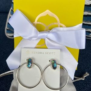 Mayra open frame earrings